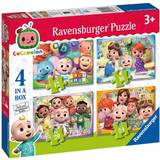 Classic Jigsaw Puzzles Ravensburger Cocomelon 4 in a Box 12, 16, 20, 24 Pieces