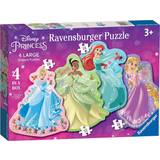 Disney Princess Classic Jigsaw Puzzles Ravensburger Disney Princess 4 Large Shaped Puzzle 10,12,14,16 Pieces