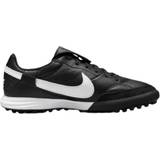 Leather Football Shoes Nike Premier 3 TF Artificial-Turf - Black/White