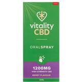 CBD Oils Vitality CBD Oral Spray Berry 1200mg 30ml