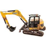 Britains Excavators Britains 1:32 JCB Muddy Midi Excavator 86C-2, Collectable Tractor Toy for Farm Set, Tractor Toys Compatible with 1:32 Scale Farm Animals and Toys, Suitable for Collectors & Children from 3 Years
