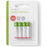 Batteries - Rechargeable Standard Batteries - Red Batteries & Chargers Nedis BANM7HR034B