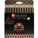 Sakura Pigma Black & Gold Edition Set 12