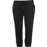 LA Gear Three Quarter Interlock Jogging Pants Ladies - Black