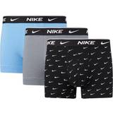 Nike Men Men's Underwear Nike Everyday Cotton Stretch Boxer 3-pack - Multi-Color/Cool Grey/Light Blue/Black