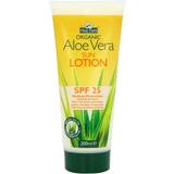 Calming Sun Protection Aloe Pura Organic Aloe Vera Sun Lotion SPF25 200ml