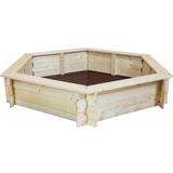 Ride-On Toys Charles Bentley Hexagonal FSC Wood Sand Pit