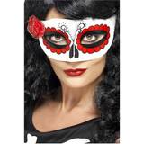 Eye Masks Fancy Dress Smiffys Mexican Day Of The Dead Eyemask