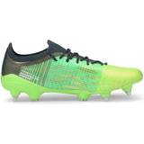Microfiber Football Shoes Puma Ultra 1.3 MxSG - Green Glare/Elektro Aqua/Spellbound