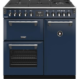 90cm - Griddle Gas Cookers Stoves DX S900GTG CB Blue