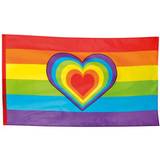 Vegaoo Boland 44721 Rainbow Flag with Heart, multicoloured, 29555