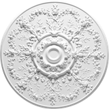 Orac Decor Orac Ceiling Rose Rosette R64 LUXXUS Medallion Centre quality decorative flower white 95 cm = 37 inch diameter