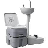 VidaXL Outdoor Equipment vidaXL Portable Camping Toilet and Handwash Stand Set