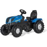 Metal Pedal Cars Rolly Toys 601295 New Holland, Tractor farmtrac, Blue, 106 cm x 53 cm x 60 cm