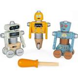 Janod Toy Tools Janod BRICO'KIDS skruv robot (trä) att montera (53 delar) Endast idag: 8x mer bonuspoäng