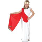 Bristol Novelty Childrens/Girls Goddess Costume (XL) (White/Red/Gold)