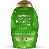 OGX Greasy Hair Shampoos OGX Extra Strength Refreshing Scalp + Teatree Mint Shampoo 385ml