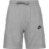 Grey - Shorts Trousers Nike Big Kid's Jersey Shorts - Carbon Heather/Black