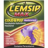 Lemsip Max Cold & Flu Blackcurrant 10pcs Sachets