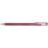 Pentel Hybrid Dual Metallic Gel Pen Pink and Metallic Pink, Metallic Pink