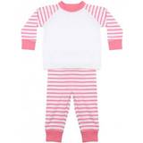 Night Garments Larkwood Childrens Striped Pyjama - Pink Stripe