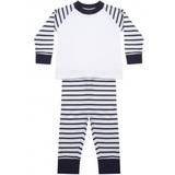 Boys Pyjamases Children's Clothing Larkwood Childrens Striped Pyjama - Navy Stripe
