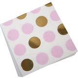 Neviti 771303 Pattern Works-Napkin Pink Dots, 16.5 x 16.5 x 0.1 cm