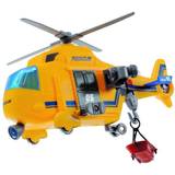 Lights Toy Helicopters Simba Dickie 203302003 Action Series Rescue Helicopter, Yellow