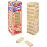 Wooden Toys Stacking Toys 54 Piece Retro Stacking Tumbling Wood Block Game