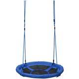 Plastic Playground Homcom Swing 344-005 0 mm 0 mm Blue