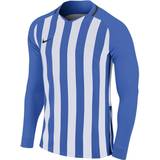 Nike Striped Division III Long Sleeve Jersey Men - Royal Blue/White/Black