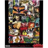 Horror Classic Jigsaw Puzzles Aquarius Hammer Classic Horror Movies Collage 1000 Pieces