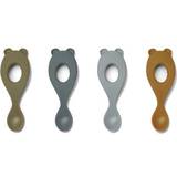 Liewood Liva Silicone Spoon Blue Multi Mix 4-pack