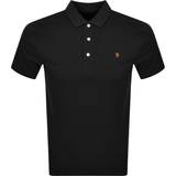 Clothing FARAH Blanes Slim Fit Organic Cotton Polo Shirt - Black