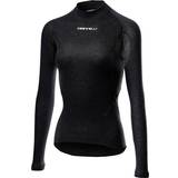 Castelli Sportswear Garment Underwear Castelli Flanders 2 Warm Long Sleeve Base Layer Women - Black