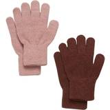 Multicoloured Mittens Children's Clothing CeLaVi Magic Glitter Gloves 2-pack - Fudge (5863-645)