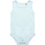 Sleeveless Bodysuits Children's Clothing Larkwood Baby's Cotton Bodysuit Vest - Pale Blue