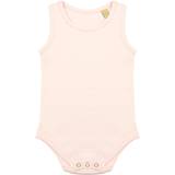Sleeveless Bodysuits Children's Clothing Larkwood Baby's Cotton Bodysuit Vest - Pale Pink