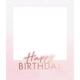 Ginger Ray Rose Gold Foiled Personalised Happy Birthday Polaroid Frame