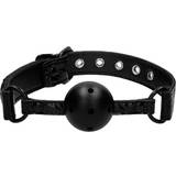 Silicon Gags Ouch! Breathable Luxury Black Ball Gag