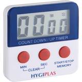 White Kitchen Timers Hygiplas Magnetic Countdown Kitchen Timer