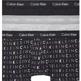 M - Men Men's Underwear Calvin Klein Cotton Stretch Low Rise Trunks 3-pack - Black/Grey Heather/Subdued Logo