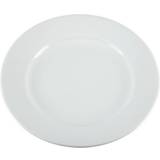 Olympia Whiteware Wide Rimmed Dinner Plate 31cm 6pcs