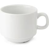 Olympia Whiteware Stacking Tea Cup 20cl 12pcs