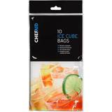 Transparent Plastic Bags & Foil Chef Aid Ice Cube Plastic Bags & Foil 10pcs