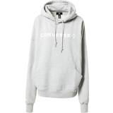 Converse Oversized Embroidered Logo Hoodie - Grey