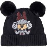Fake fur Beanies Children's Clothing Name It Disney Minnie Mouse Beanie - Black/Black (13193789)