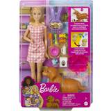 Mattel Doll Pets & Animals Dolls & Doll Houses Mattel Barbie with Newborn Puppies HCK75