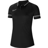 Nike Women Polo Shirts Nike Academy 21 Polo Shirt Women - Black/White/Anthracite/White