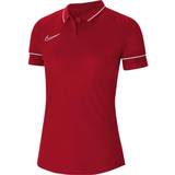 Nike Women Polo Shirts Nike Academy 21 Polo Shirt Women - University Red/White/Gym Red/White